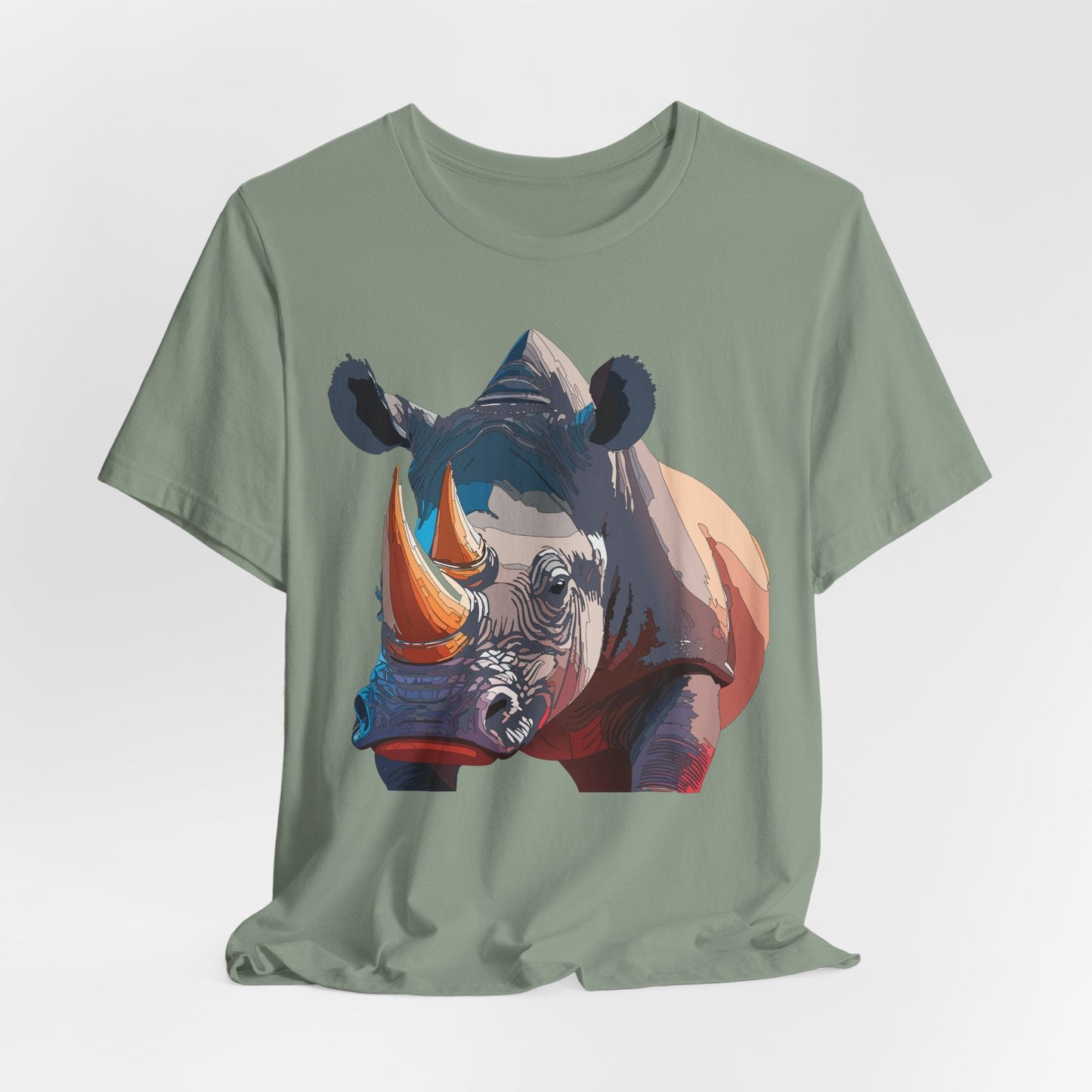 Unisex Animal Shirt Tee With Art Design Wild Animals Gildan Softstyle 64000 Graphic Tee