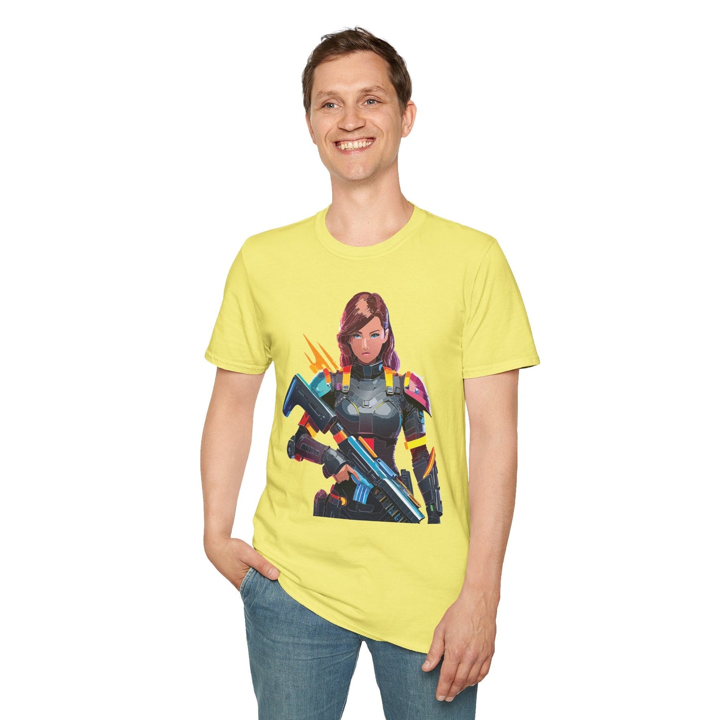 Robocop T Shirt Unisex Gildan Softstyle 64000 100 Percent Ring Spun Cotton Tee Casual Wear