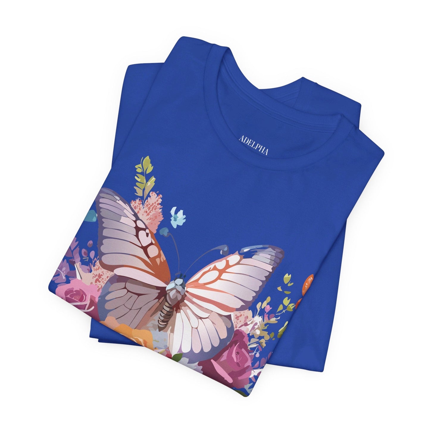 Adelpha Butterfly Graphic Tee Art Design Vintage Unisex Short Sleeve Shirt