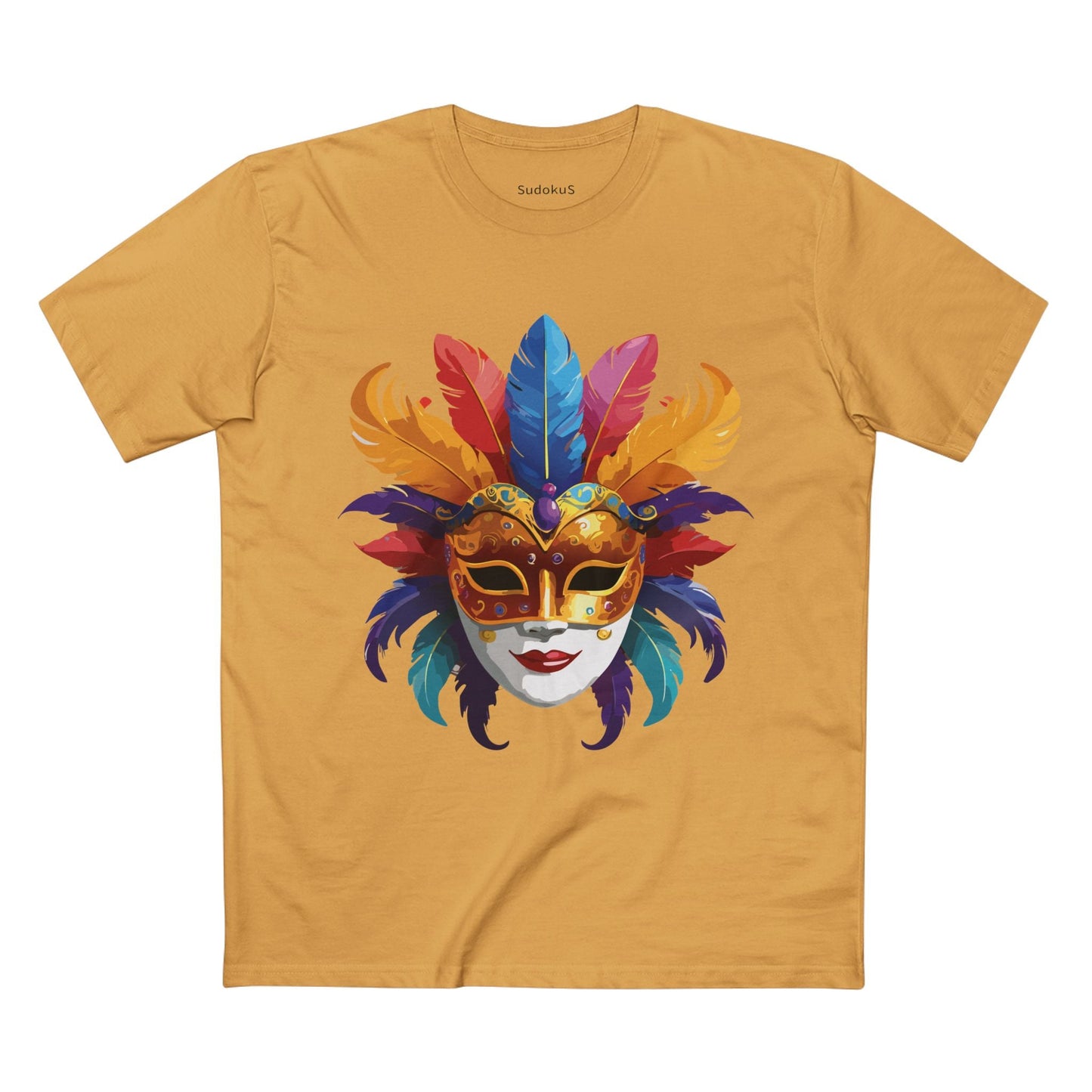 Mask Graphic Unisex 100 Cotton Staple Tee 12