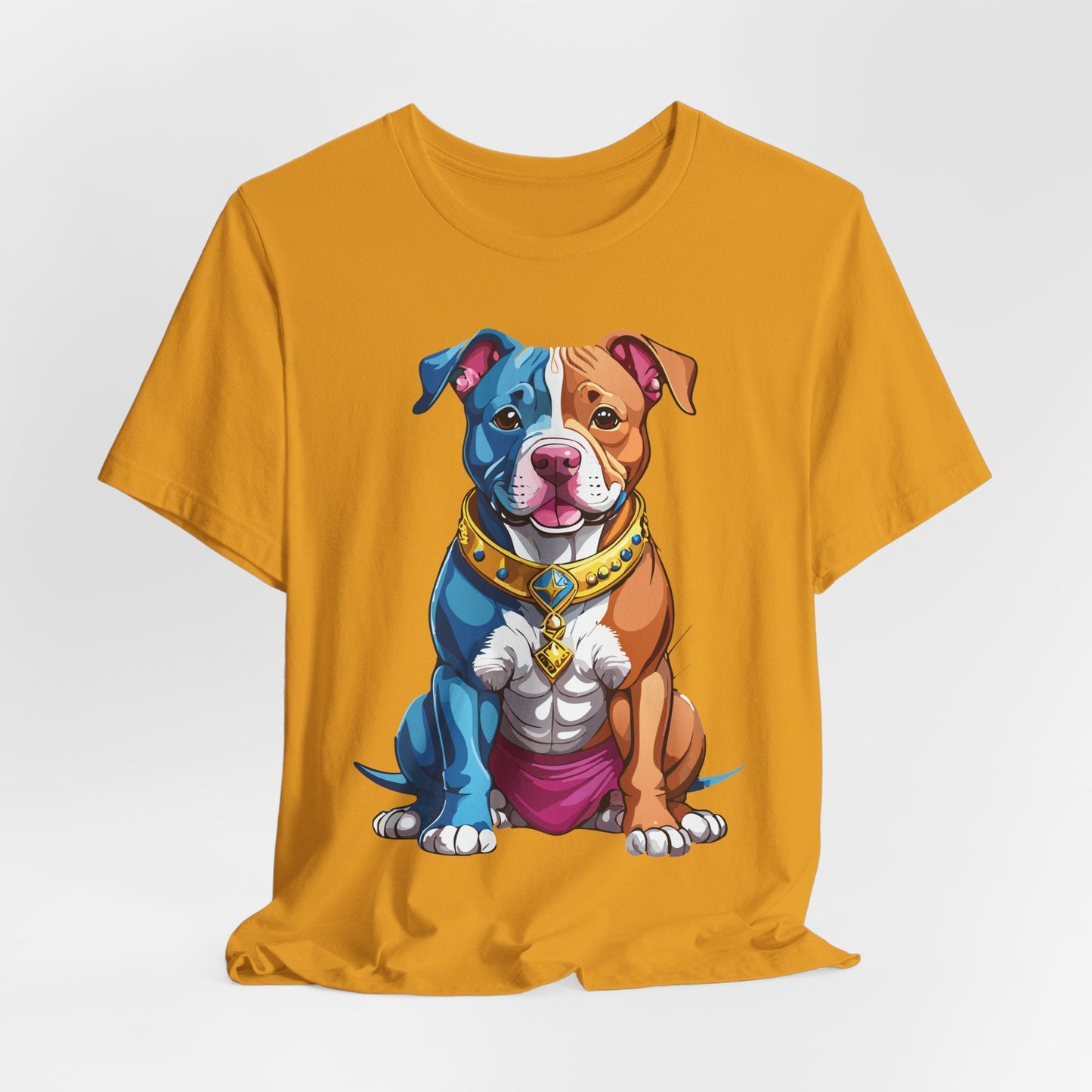 Unisex Animal Shirt Art Design Tee With Wild Animals Print Short Sleeve Jersey Tee