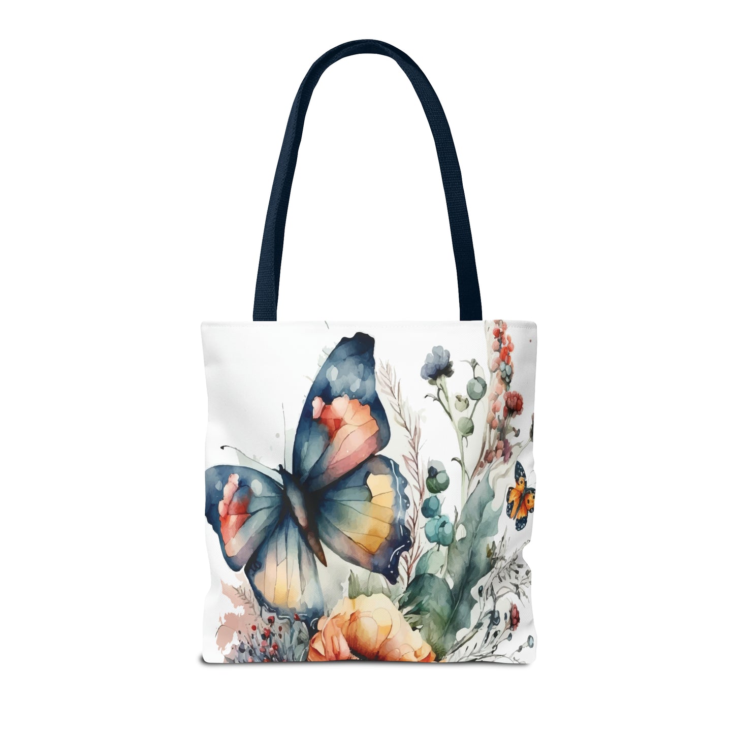 Canvas Bag with Butterfly Prints