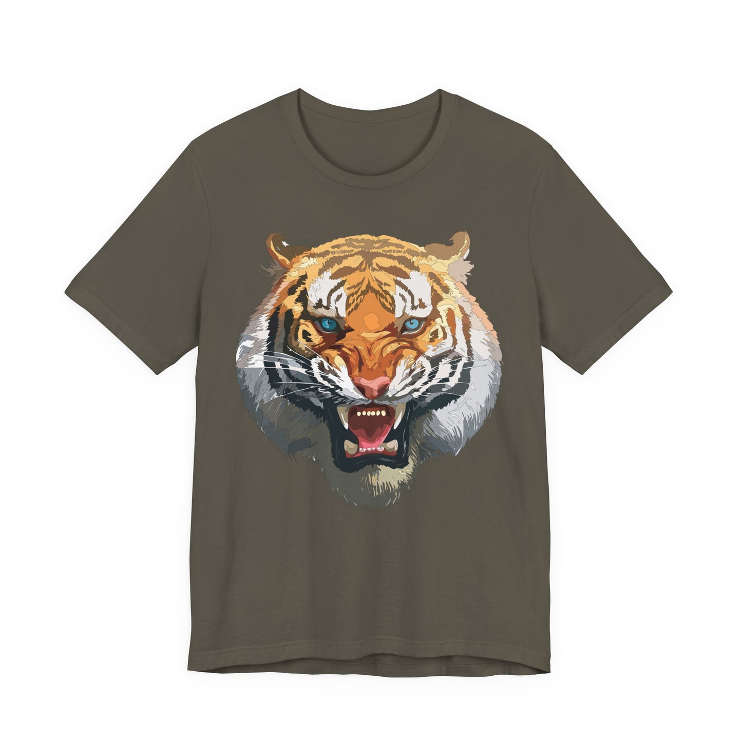 Tiger Shirt, Animal Shirt, T-Shirt with Tiger, Art Design Tee, Wild Animals Tees, Safari T-Shirt, Graphic Design Tee 15