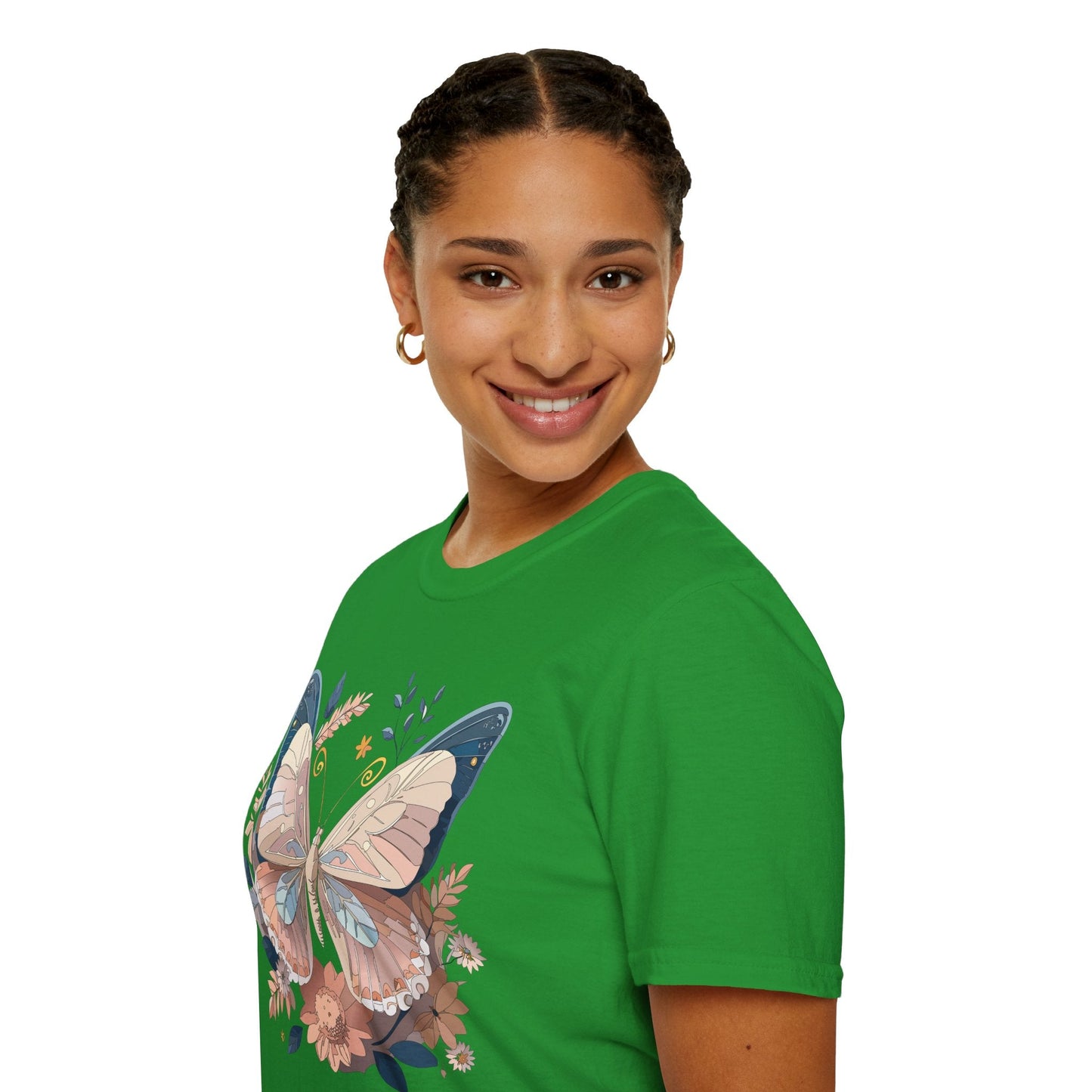 Monarch Butterfly Shirt Unisex Softstyle T Shirt 100 Percent Ring Spun Cotton Gildan 64000