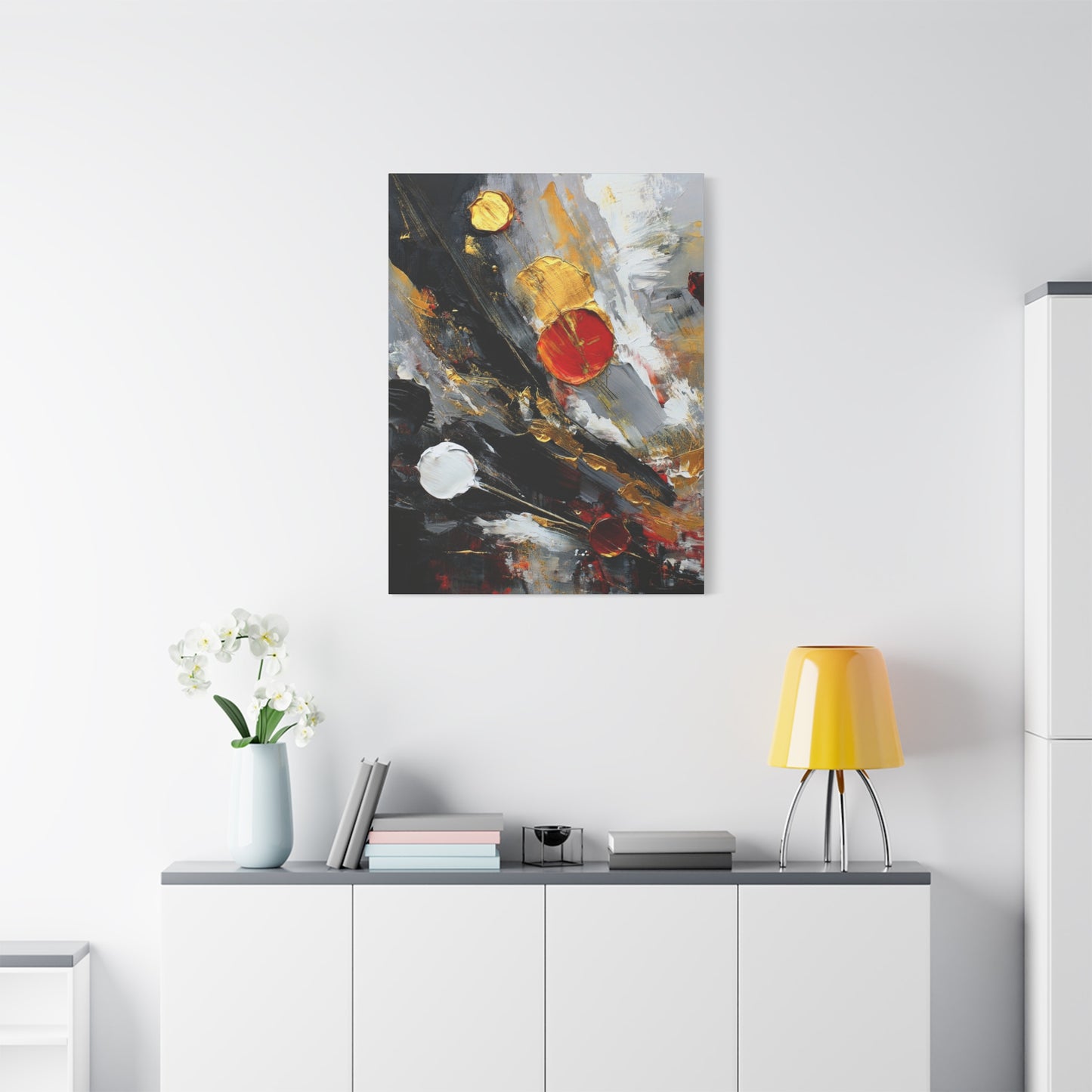 Abstract Oil Painting Print Canvas 20x24,20x30,24x30 24x32,24x36,30x40 32x48,36x48,40x60 Pine-Wood Inner Frame ABS-67
