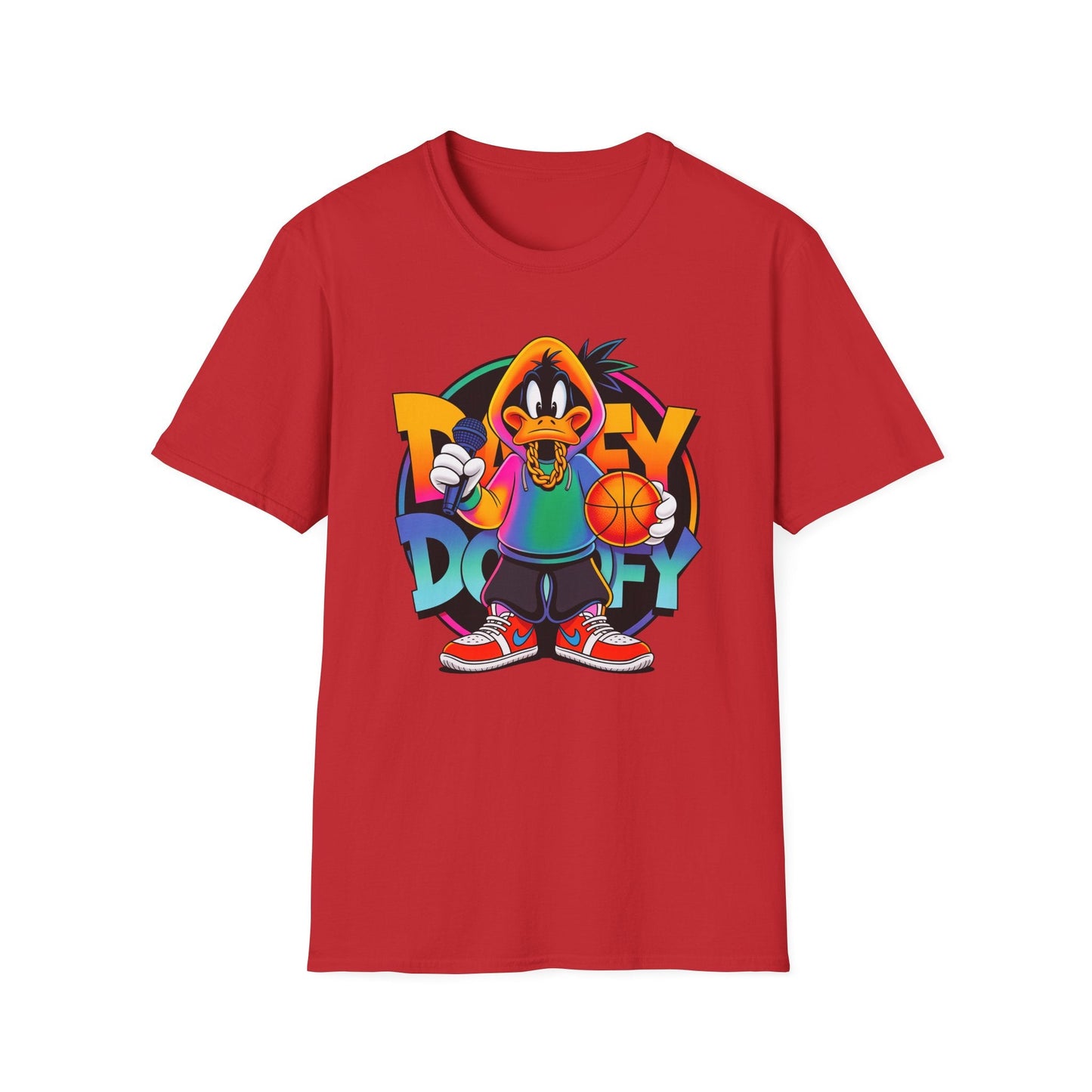 Funny Cartoon Animals T Shirt With Animation Print Unisex Softstyle Graphic Cotton Tee