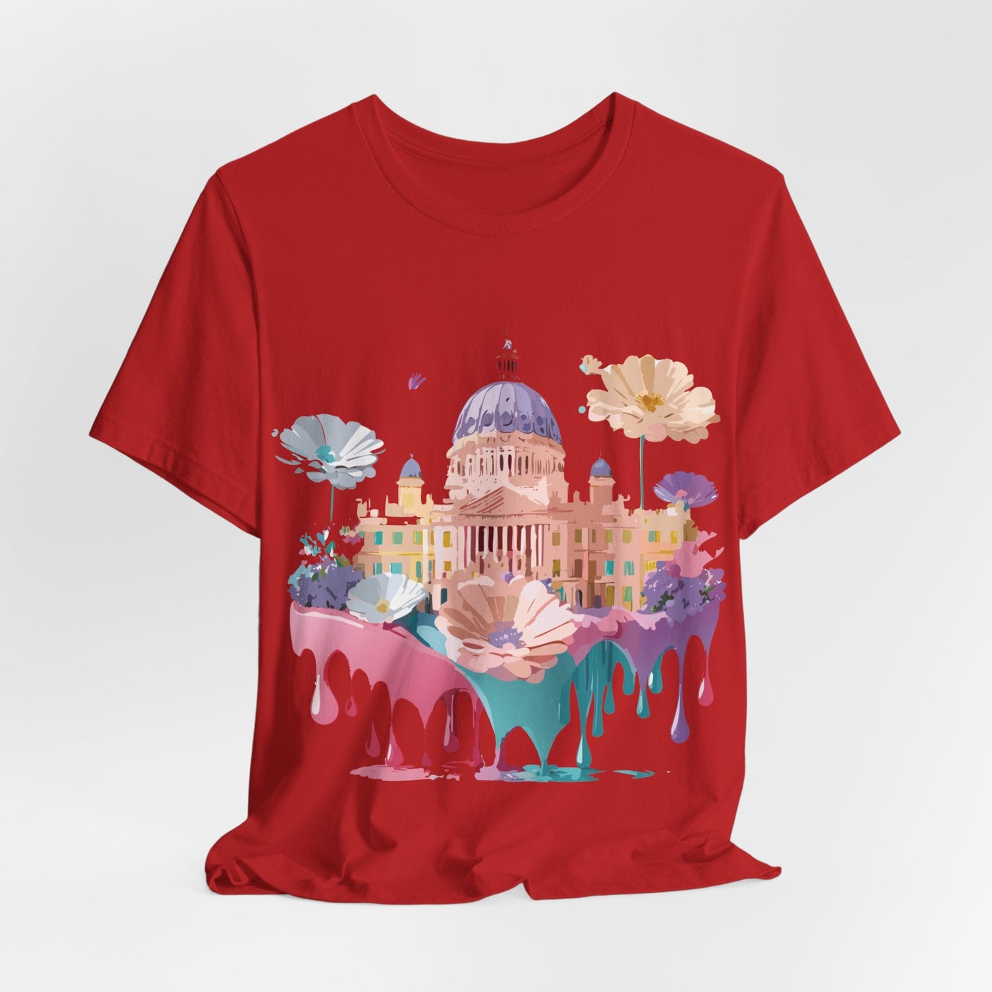 Madrid Tourist Shirt Graphic Tee Unisex Vintage Inspired Art Design Adelpha Brand
