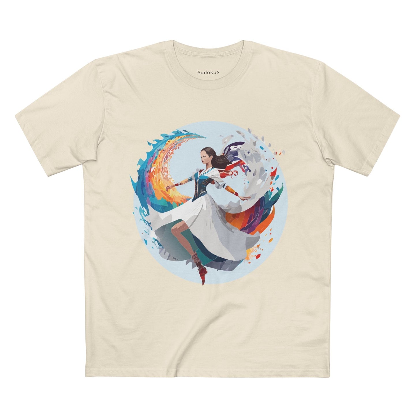 Dancer Graphic Unisex 100 Cotton Staple Tee 18
