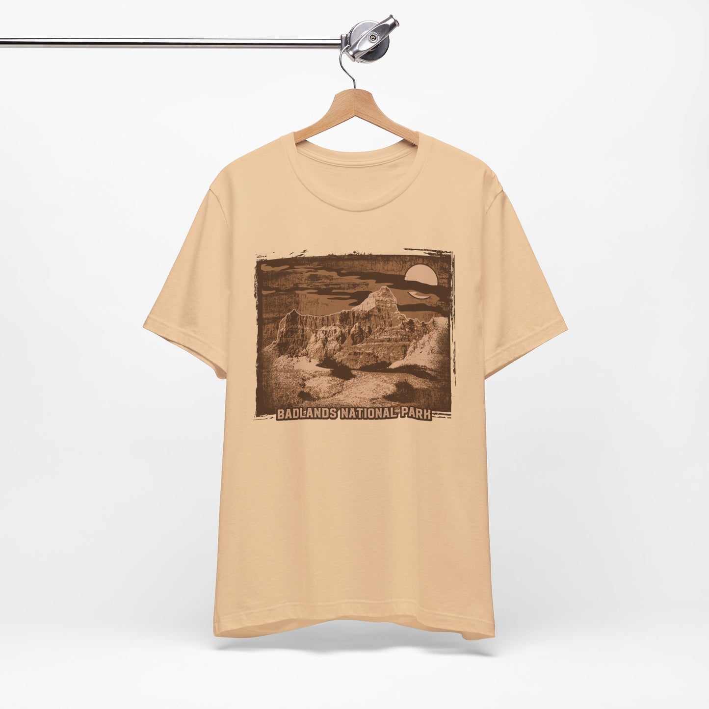Badlands Retro Poster Graphic Design Tee, Badlands Shirt, Vintage Tees, Art Design T-Shirt, Graphic Tee, Retro Art Shirts