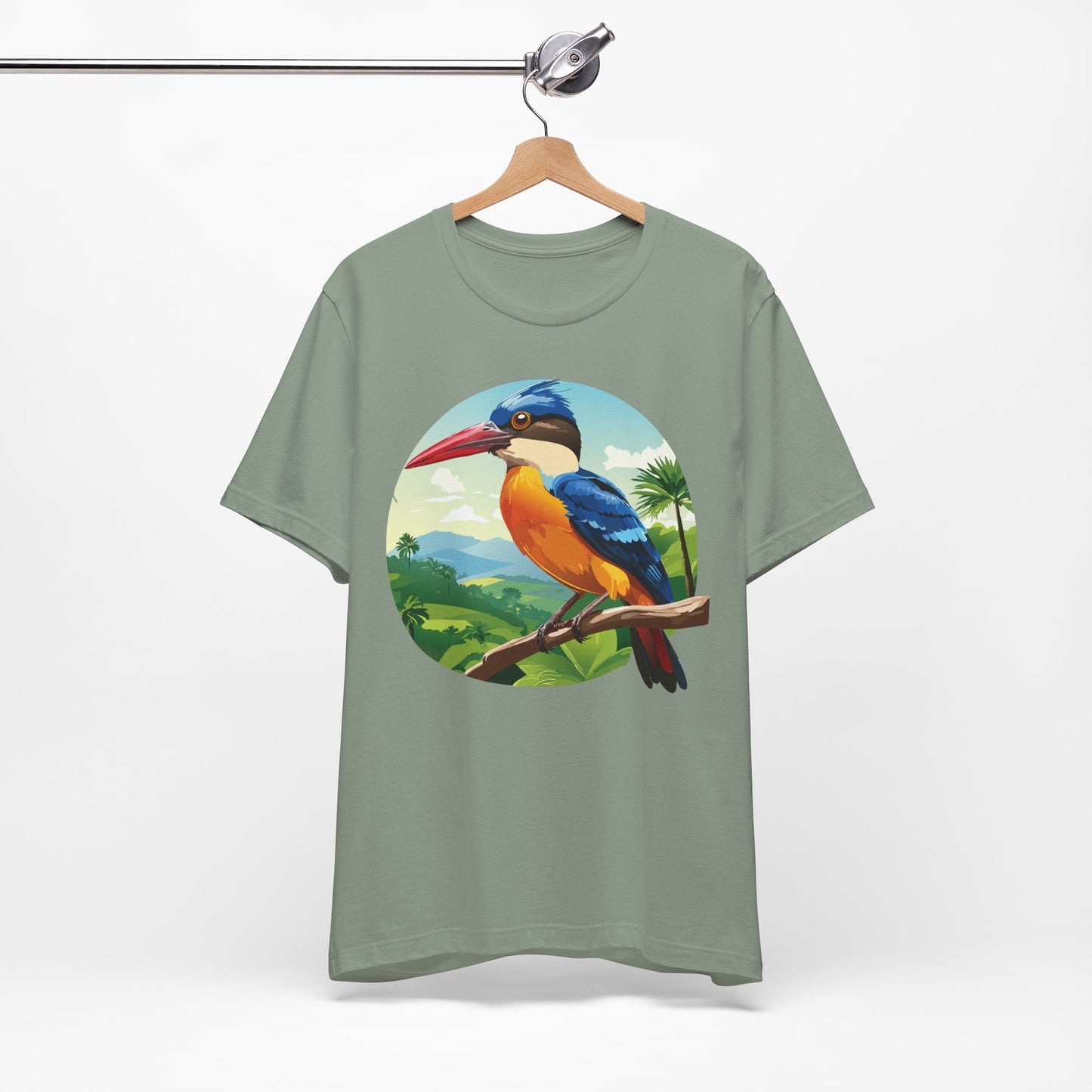 Unisex Animal Shirt With Art Design Featuring Wild Animals Jersey Short Sleeve Tee