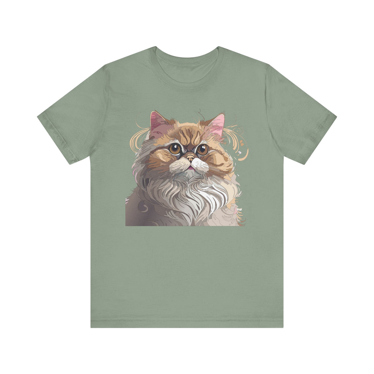 Wild Animals  Graphic Unisex Cotton Bella+Canvas Tee with Art Animal Design ab40