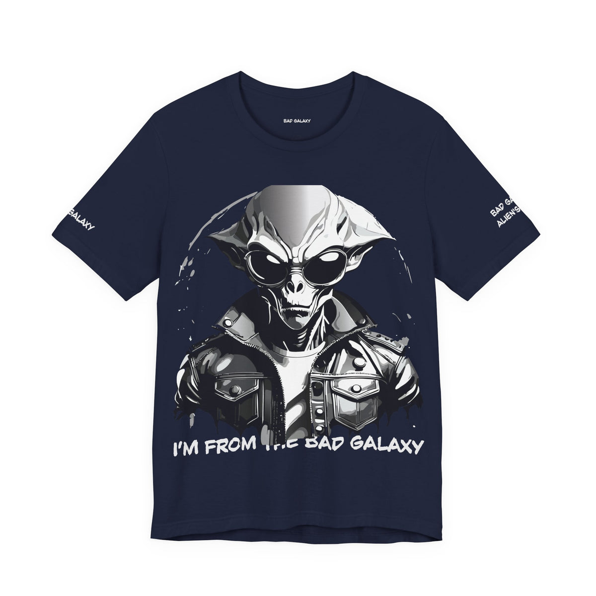 Alien Graphic Unisex Cotton Bella+Canvas Tee with Art Design b82