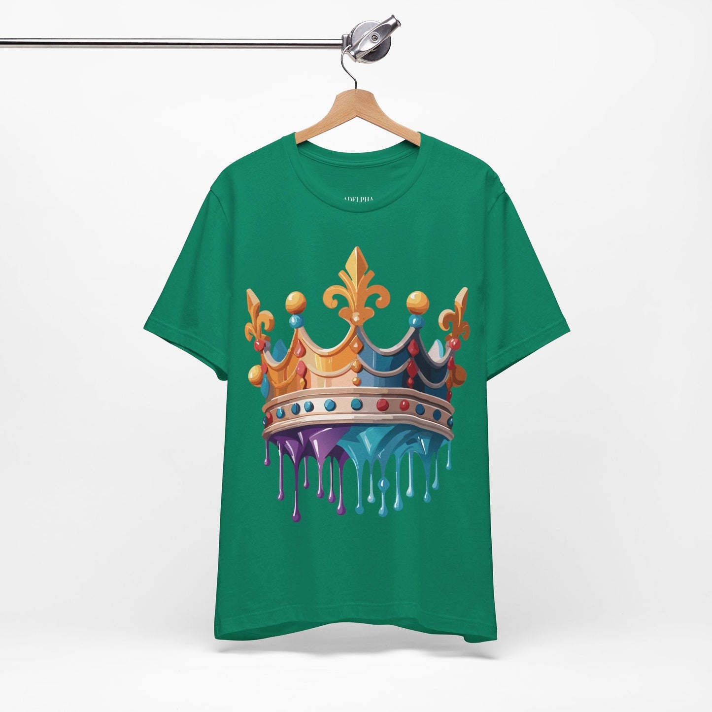 Adelpha Crown Graphic Tee Unisex Vintage Inspired Art Design Short Sleeve Shirt