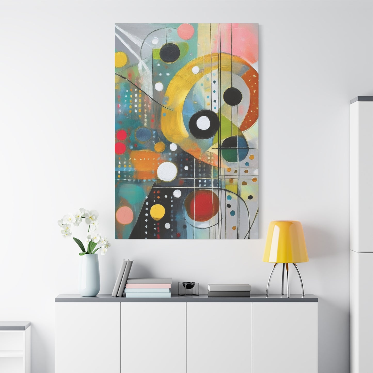 Abstract Oil Painting Print Canvas 20x24,20x30,24x30 24x32,24x36,30x40 32x48,36x48,40x60 Pine-Wood Inner Frame ABS-118