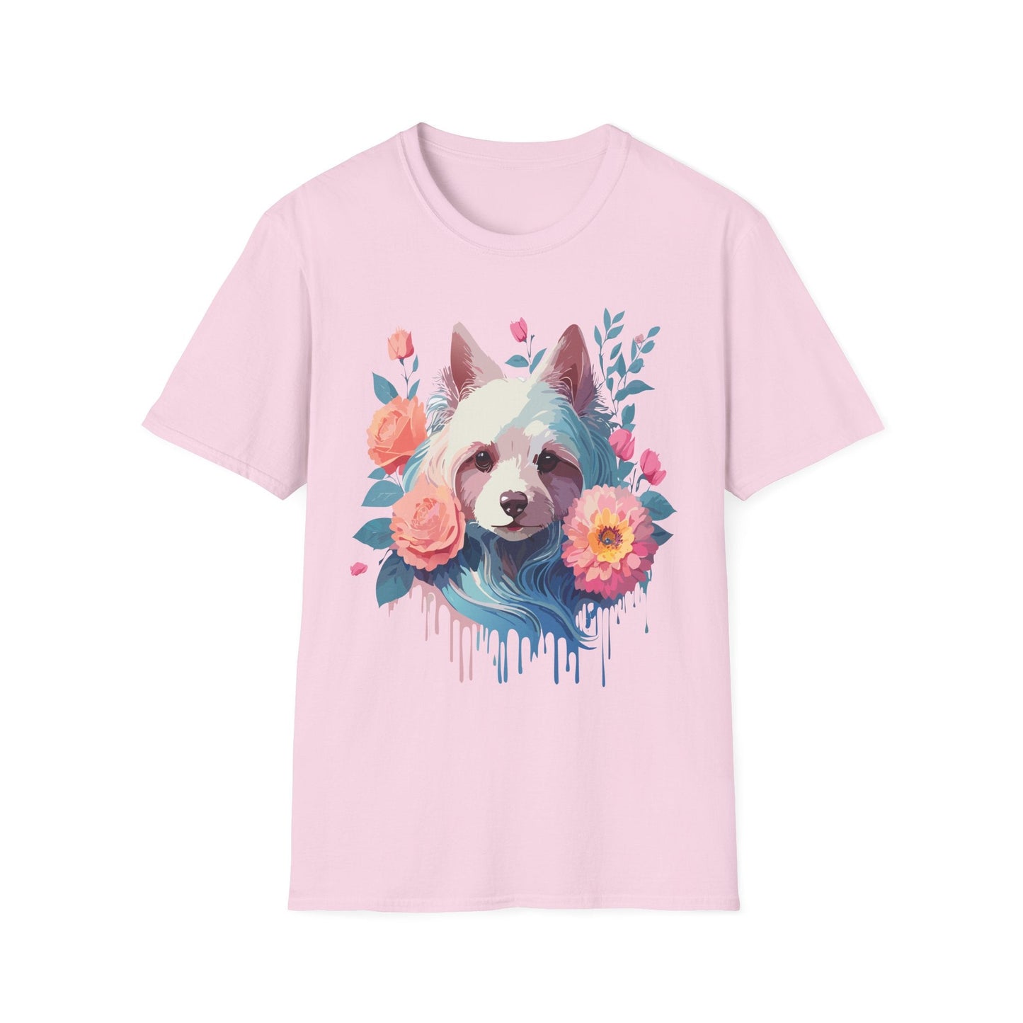 Dog Shirt Unisex Softstyle Cotton Tee Gildan 64000 With Animal Designs