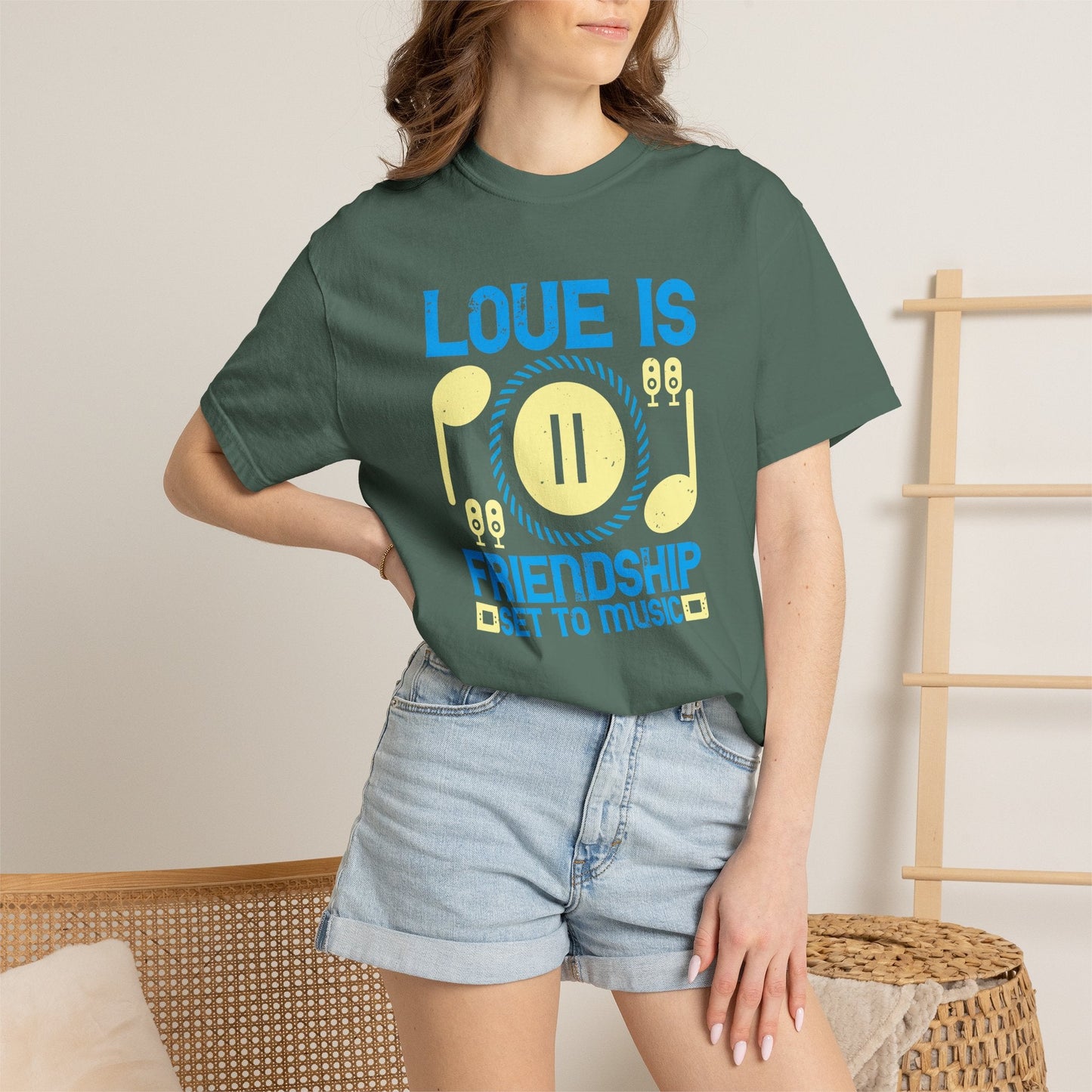 Music Graphic Design Unisex Cotton T-shirt m21