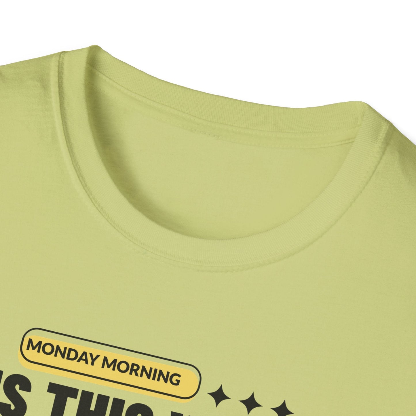 Alien at Desk TShirt  Is This What You Call Life- Funny Sarcastic Graphic Tee