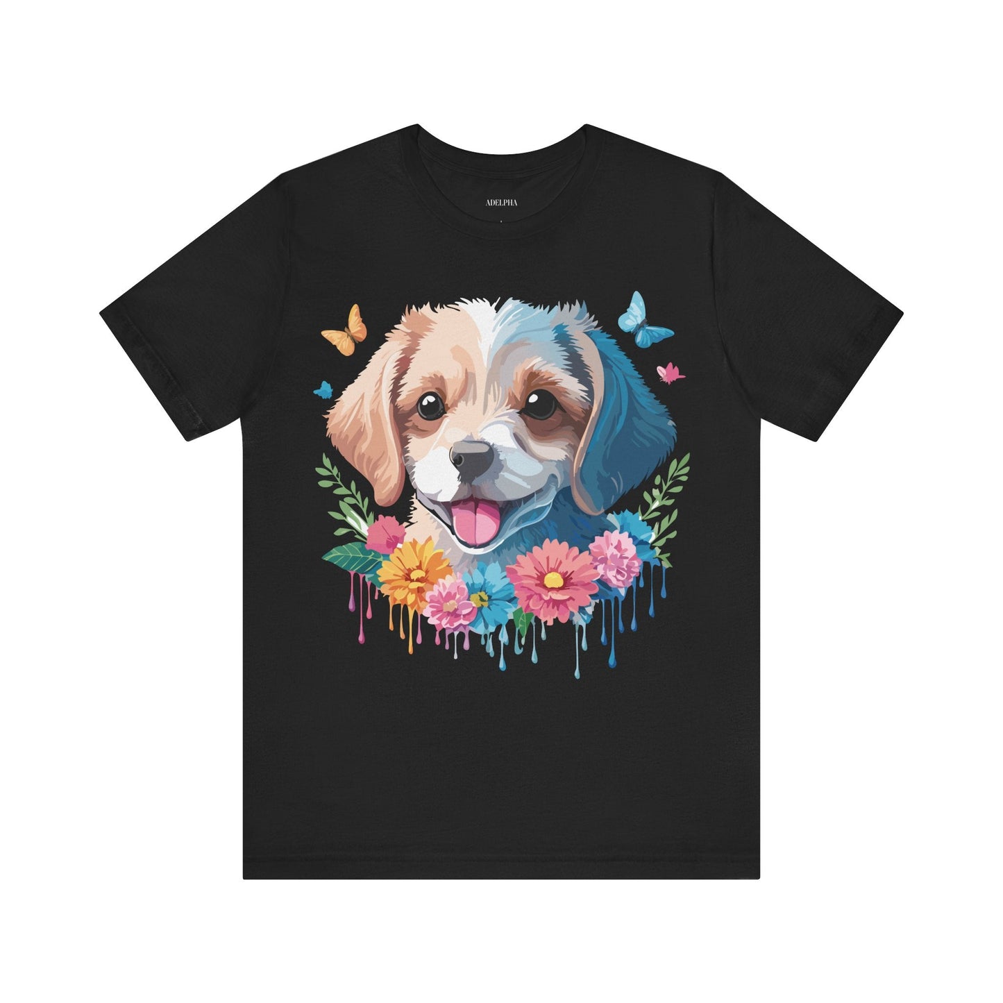 Dog Graphic Unisex 100 Cotton T-Shirt 1