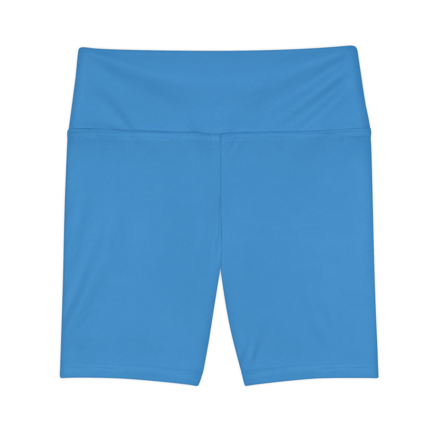 Blue Bell Women's Workout Shorts — Solid High-Waist Biker Shorts for Exercise & Everyday Wear