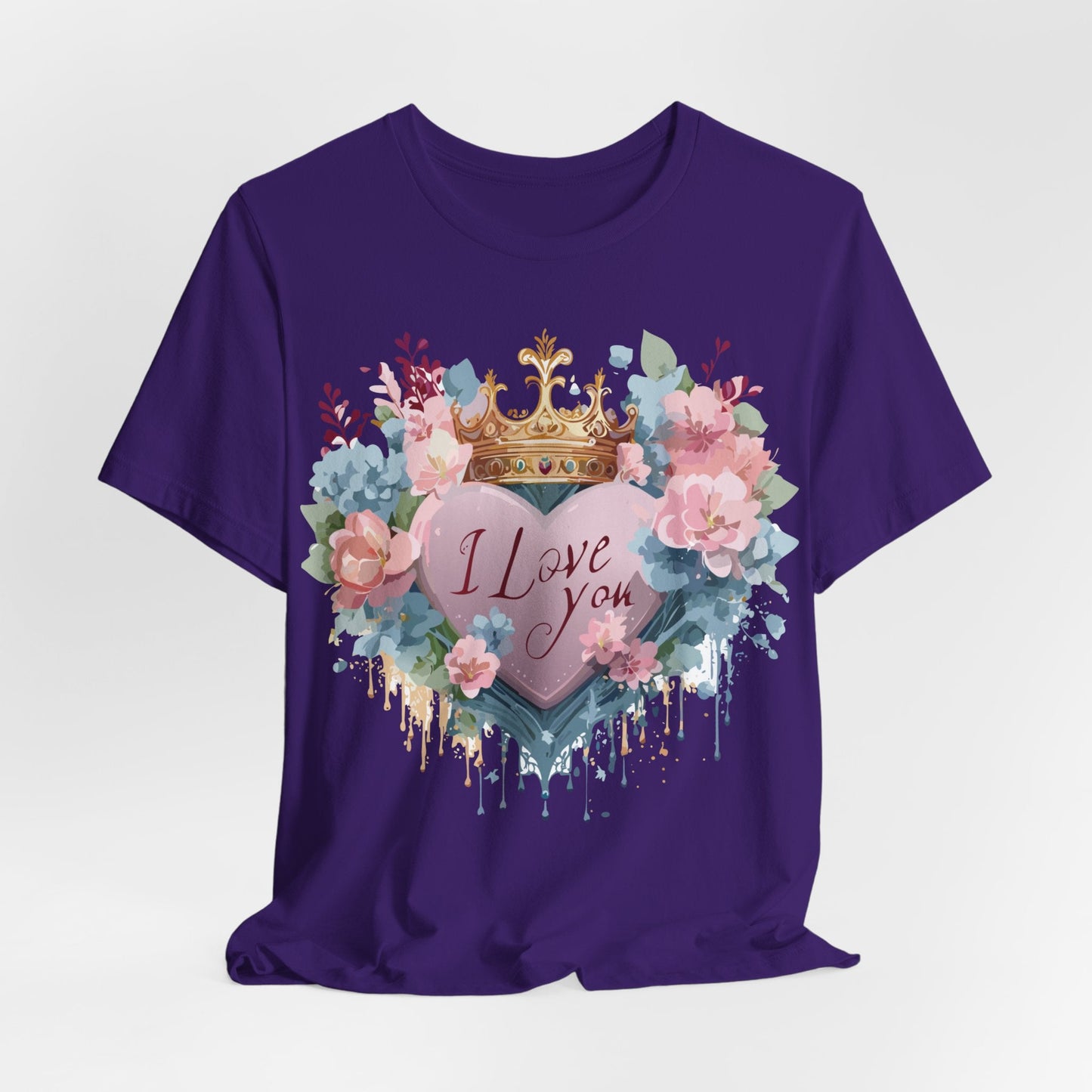 Valentine Graphic Tee Unisex Short Sleeve Jersey Shirt Adelpha Vintage Art Design