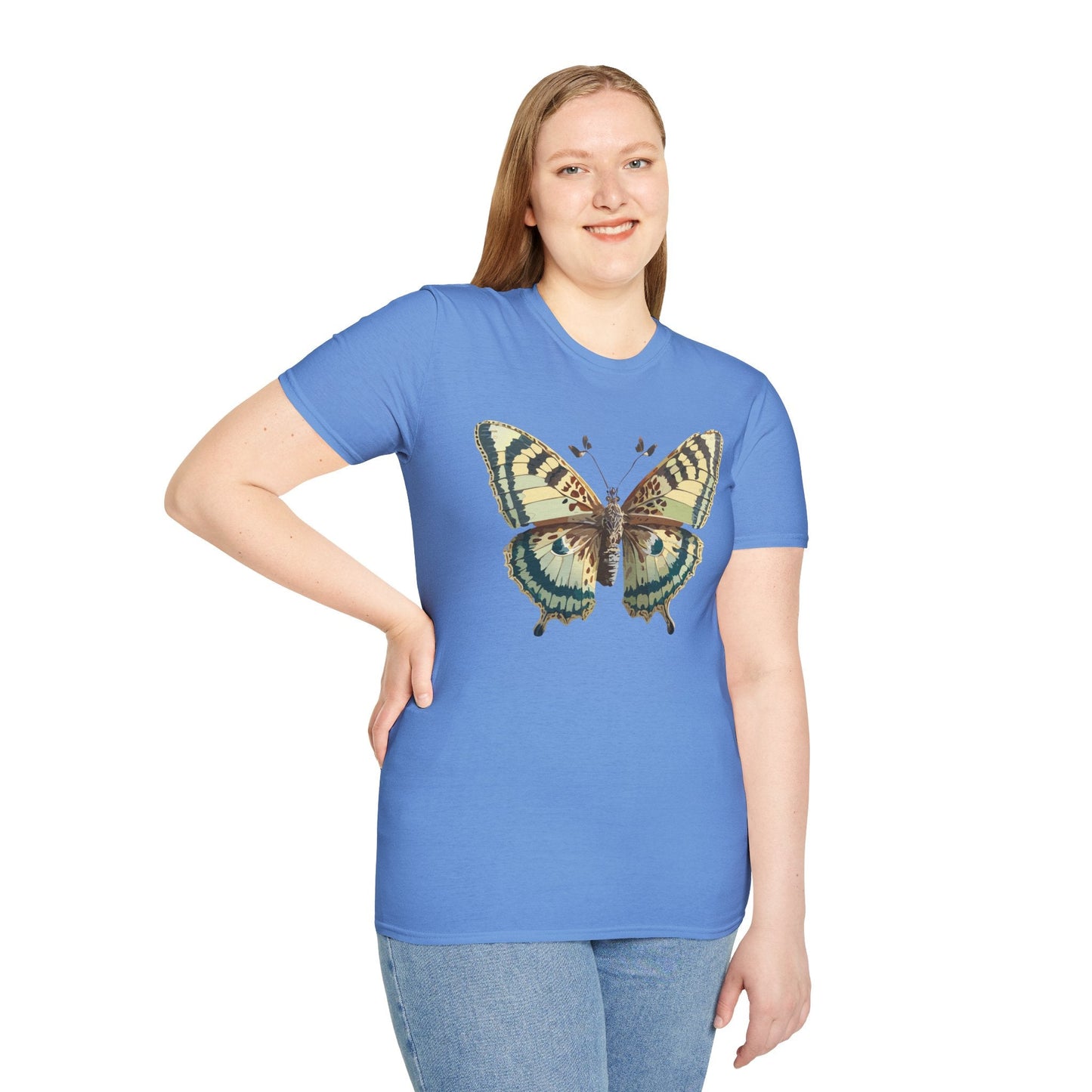 Butterfly Shirt Unisex T Shirt Monarch Butterfly Print Softstyle Gildan 64000 Tee