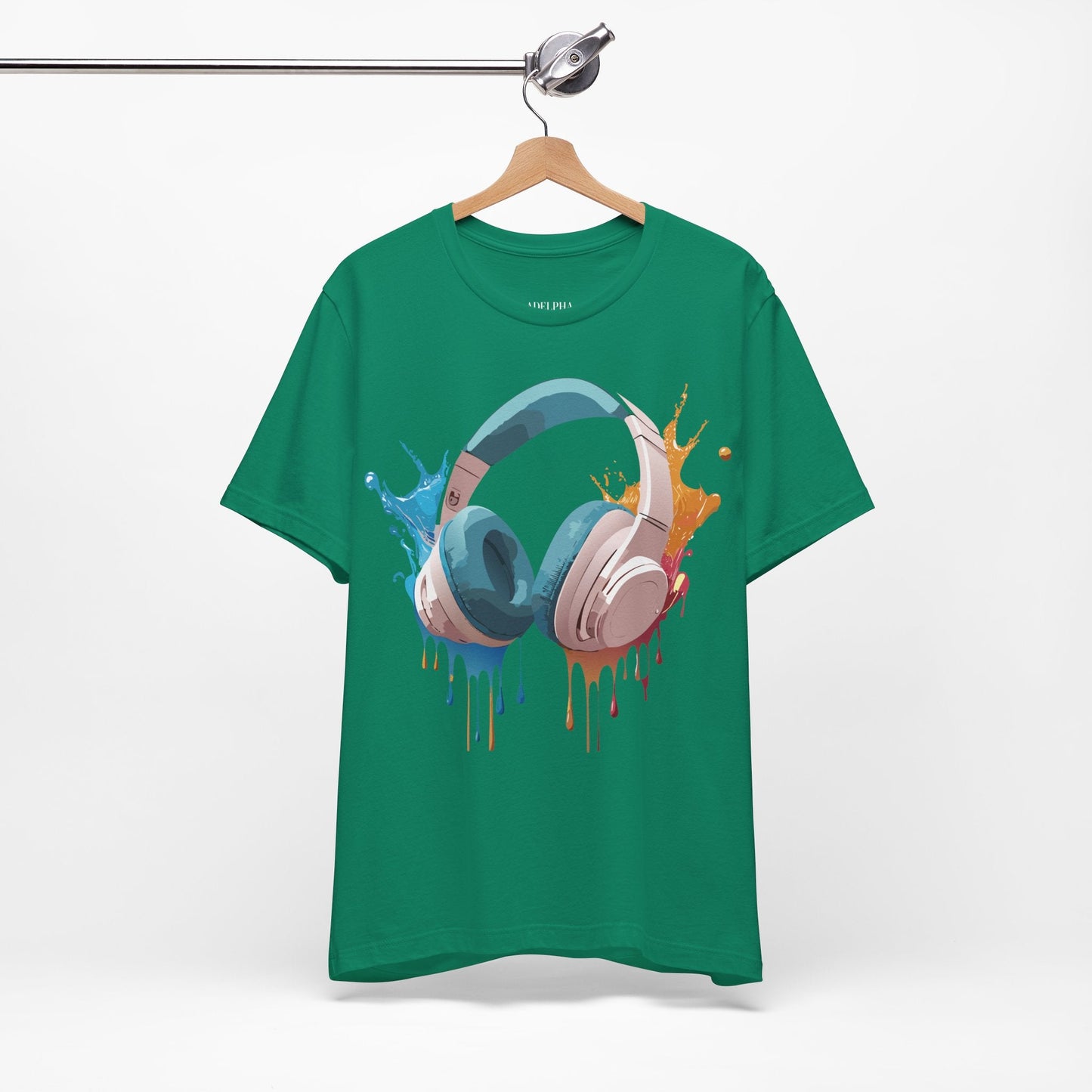 Adelpha Graphic Tee Unisex Music Artwork Vintage Inspired Jersey Short Sleeve Shirt