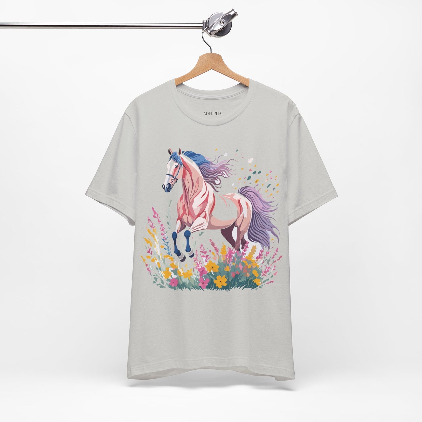 Horse Graphic Unisex 100 Cotton Vintage Animal Art T-Shirt 7