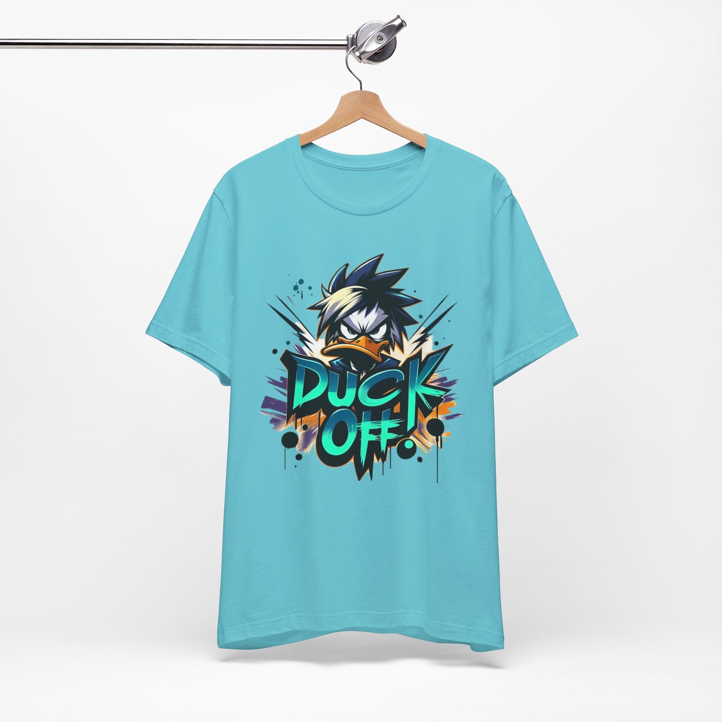 Duck Graphic Tee, Duck Shirt, Funny Bird Tee Shirt, Funny Animal T-Shirt, Cartoon Top, Animal Tees, Art Design T-Shirt