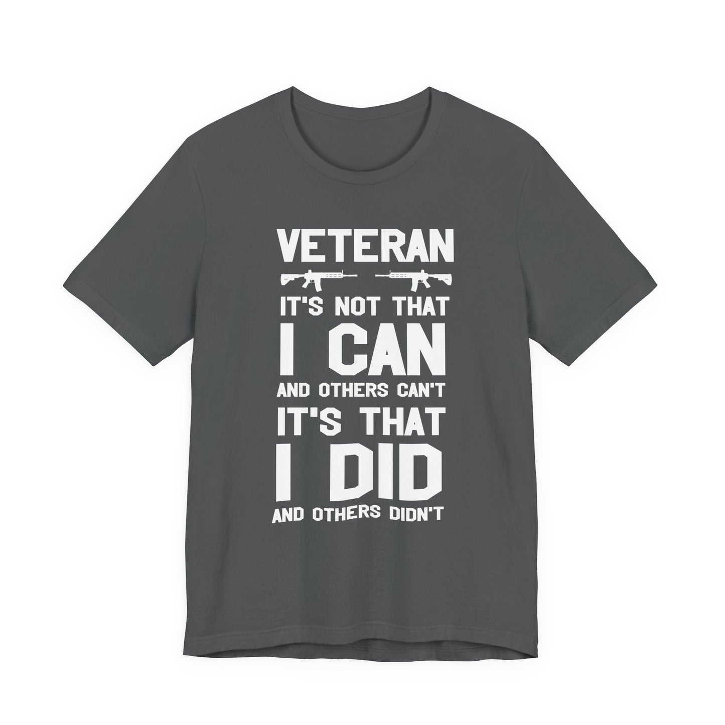 Army Veteran Patriotic Graphic Design Unisex Cotton T-Shirt v61