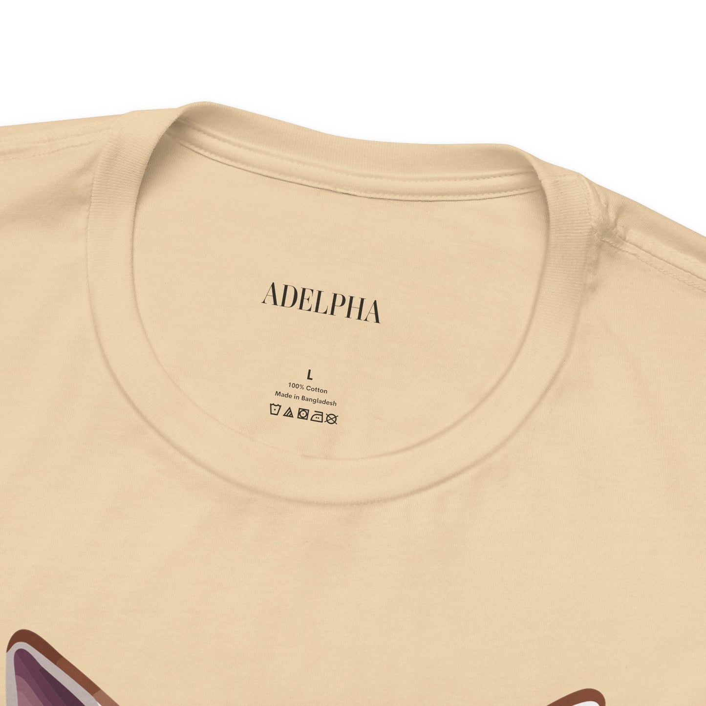 Adelpha Unisex Vintage Inspired Graphic Tee With Original Art Design Short Sleeve