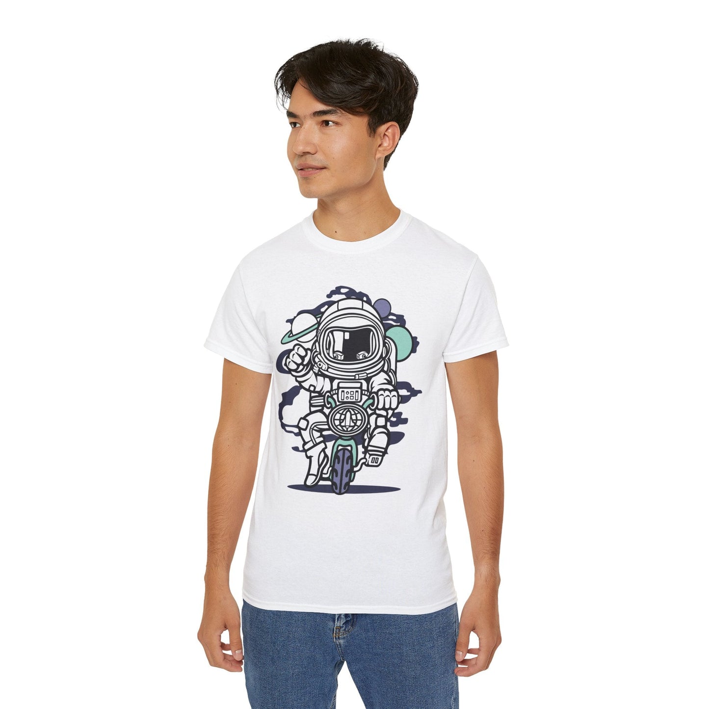 Astronaut Graphic Unisex 100 Cotton Tee 4