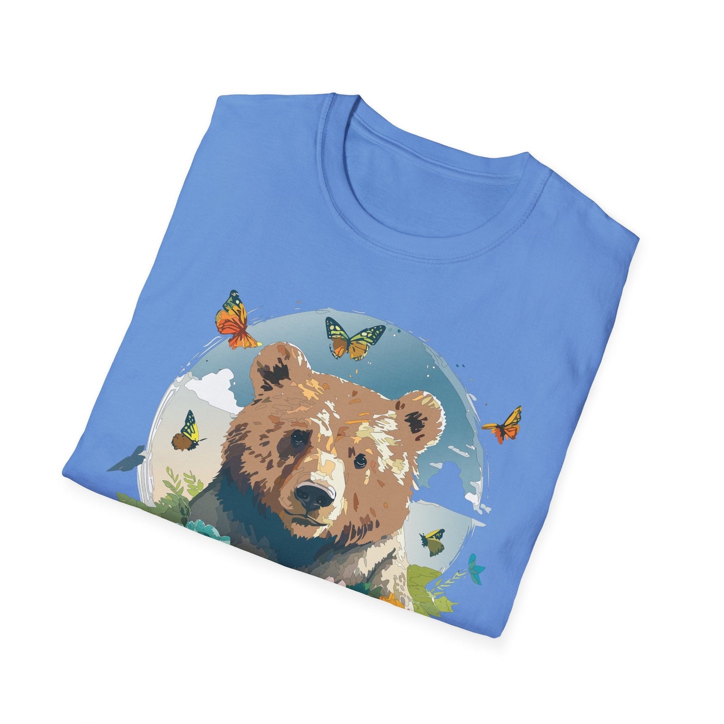 Bear T Shirt Unisex Teddy Bear Tee Softstyle 64000 Ring Spun Cotton Tee Lightweight Breathable