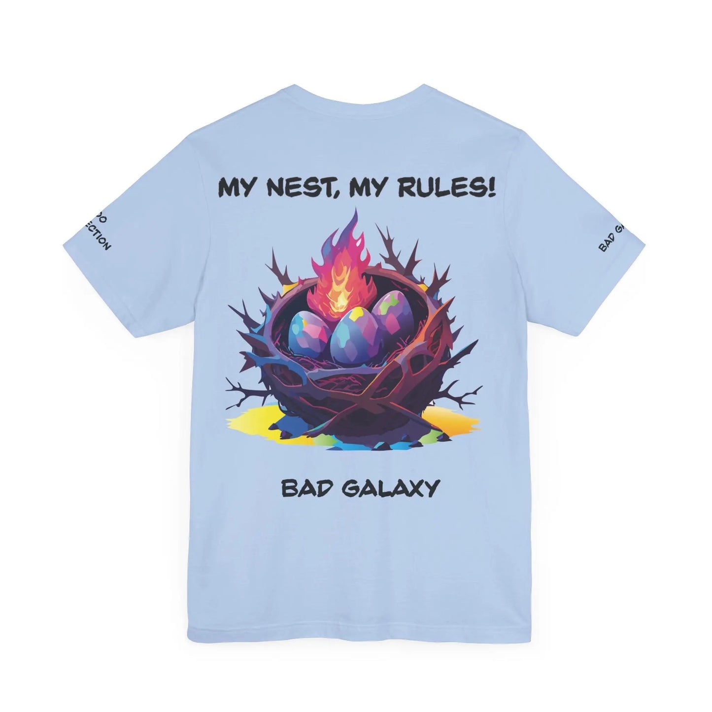 Animal T Shirt Bad Galaxy Made To Order 100 Percent Cotton Eco Friendly Non Toxic Inks USA