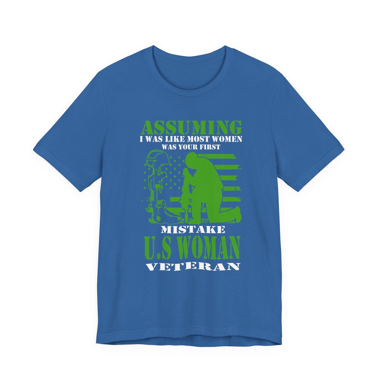 Army Veteran Patriotic Graphic Design Unisex Cotton T-Shirt v45