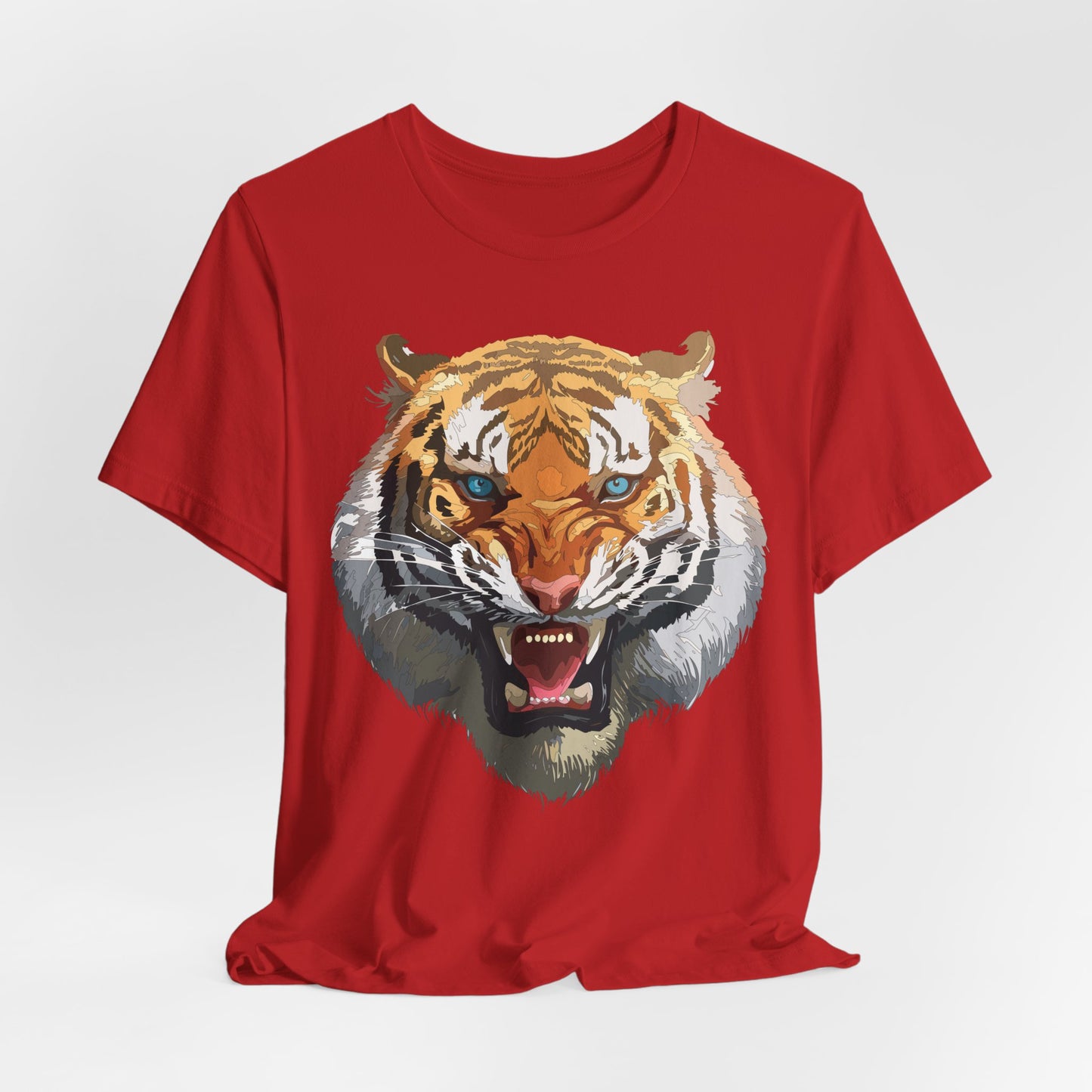 Tiger Shirt, Animal Shirt, T-Shirt with Tiger, Art Design Tee, Wild Animals Tees, Safari T-Shirt, Graphic Design Tee 15