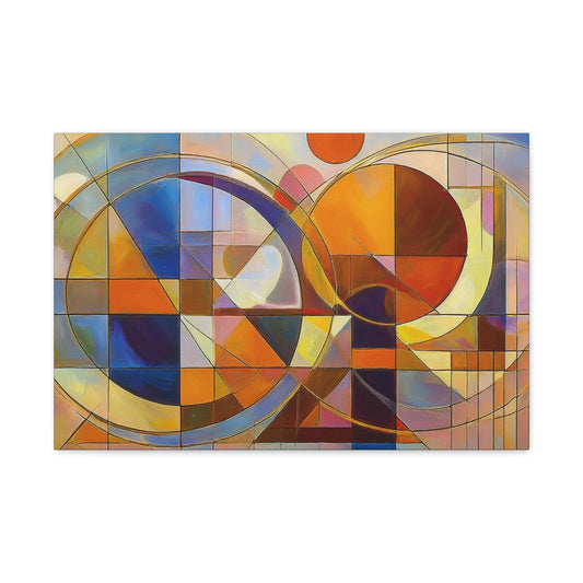 Abstract Oil Painting Print Canvas 24x16 30x20 36x24 48x32 60x40 Bright Latex Inks Horizontal Pine-Wood Inner Frame ABH-20