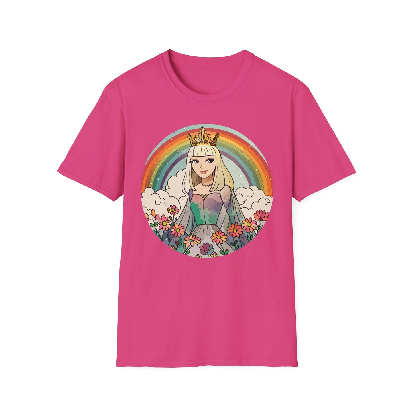Womens Graphic T Shirt Art Design Tee Softstyle 100 Percent Ring Spun Cotton Comfort