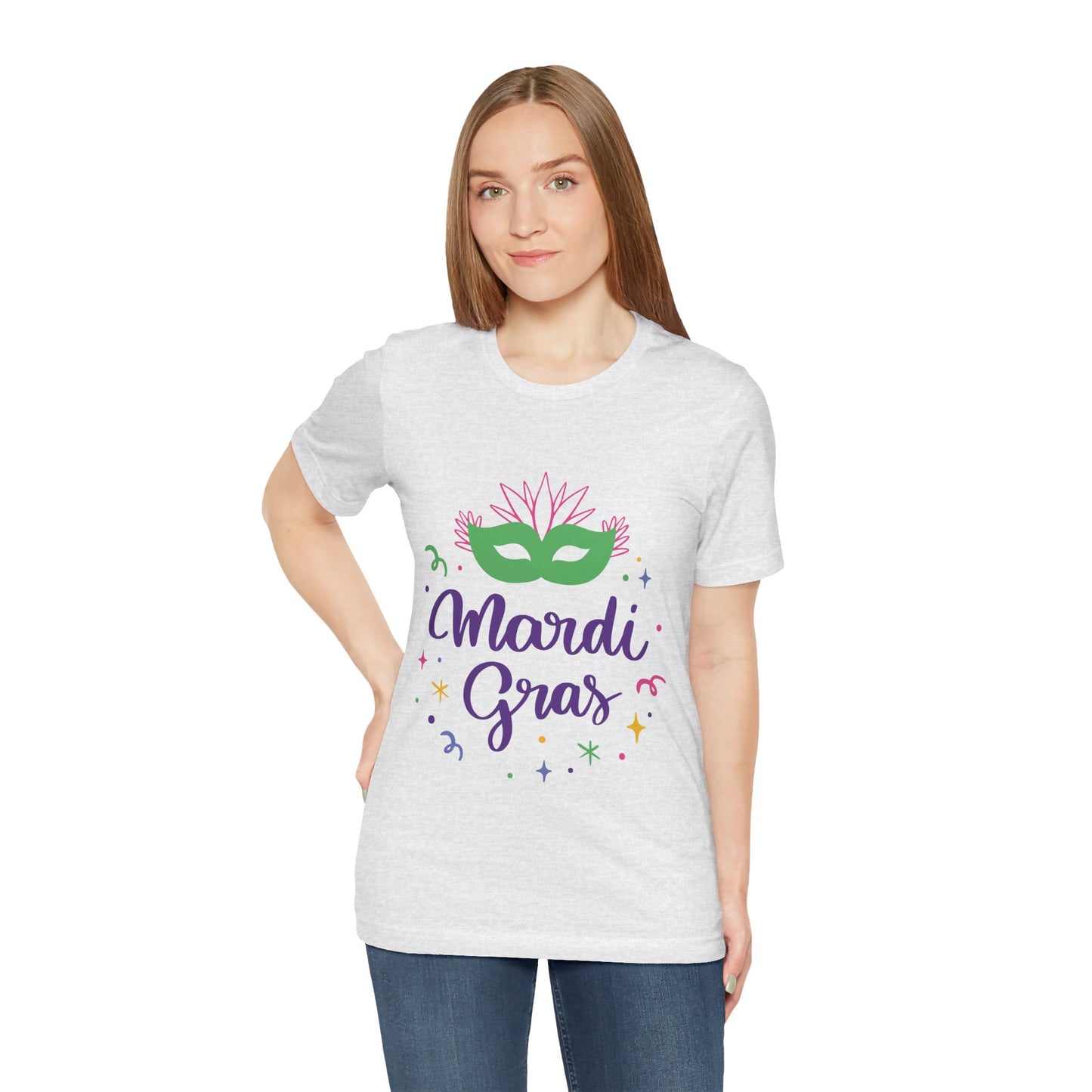 Unisex Cotton Tee Shirt for Mardi Gras