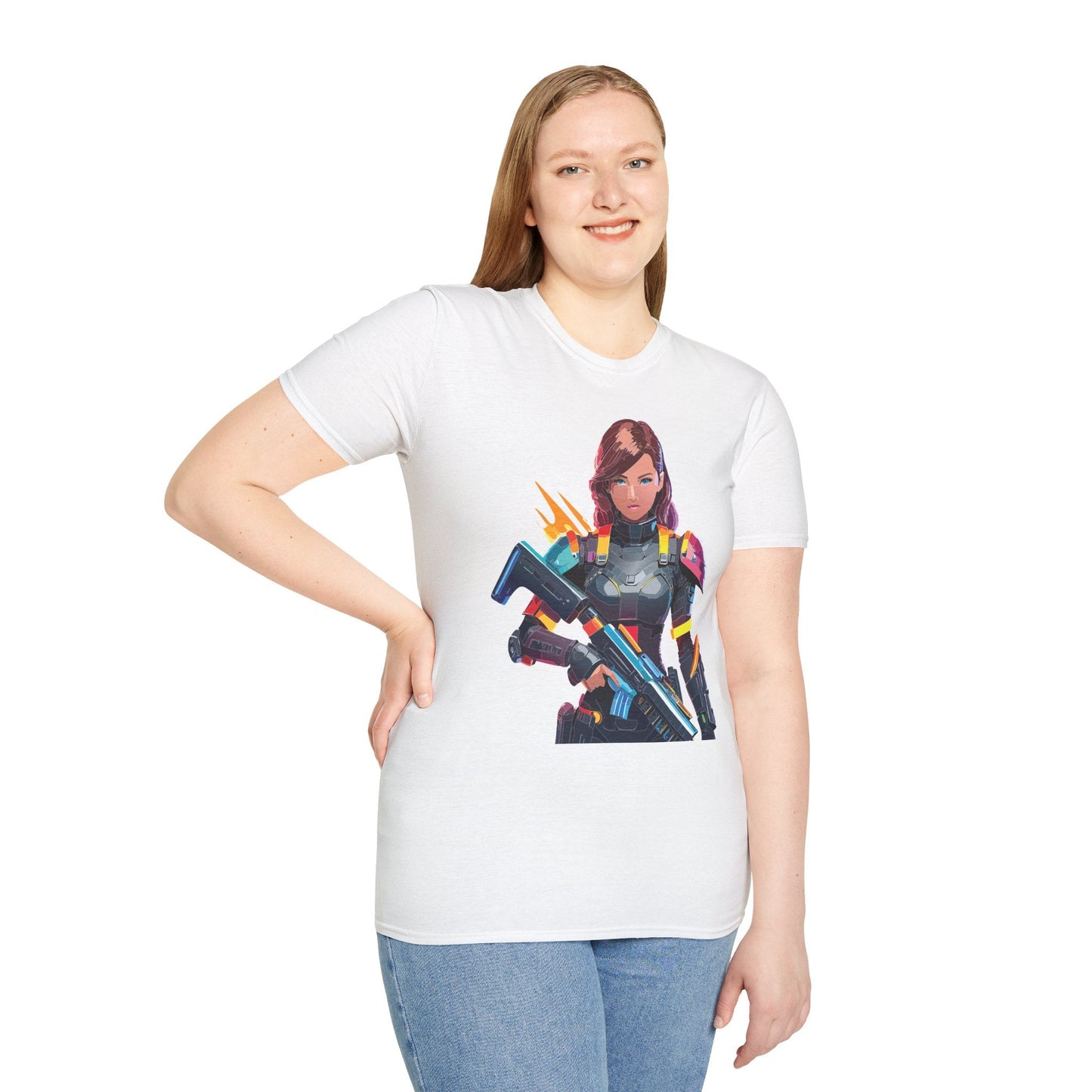 Robocop T Shirt Unisex Gildan Softstyle 64000 100 Percent Ring Spun Cotton Tee Casual Wear