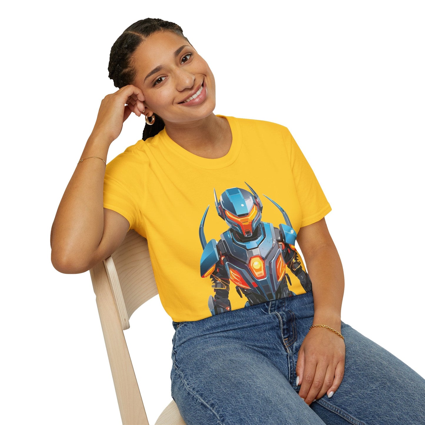 Cyborg Tee Robot Shirt Terminator Shirt Unisex Gildan Softstyle 64000 Soft Cotton Tee