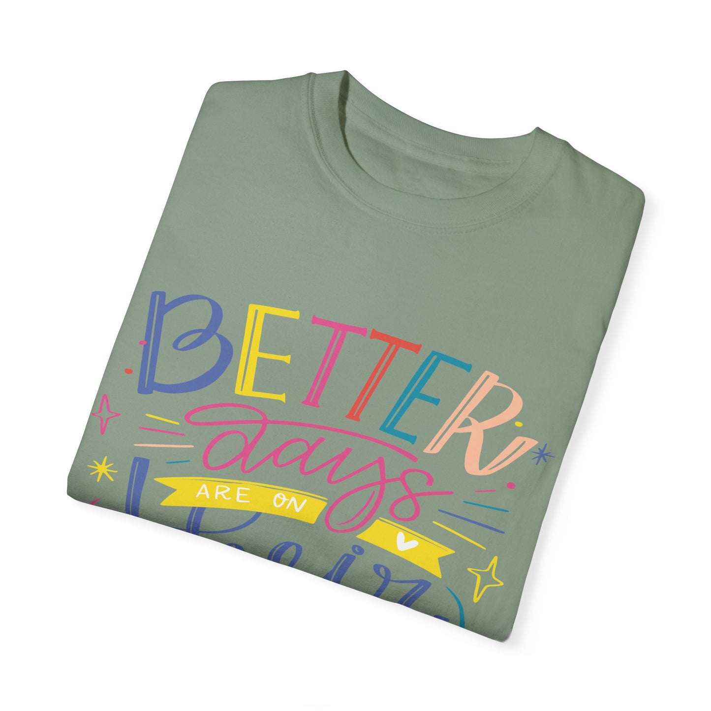 Unisex T-shirt with art design with positive quotes print