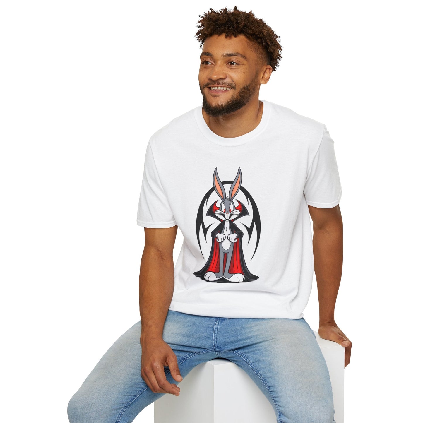 Bugs Bunny Shirt Unisex T Shirt Cartoon Design Gildan Softstyle 64000 Premium Cotton Tee