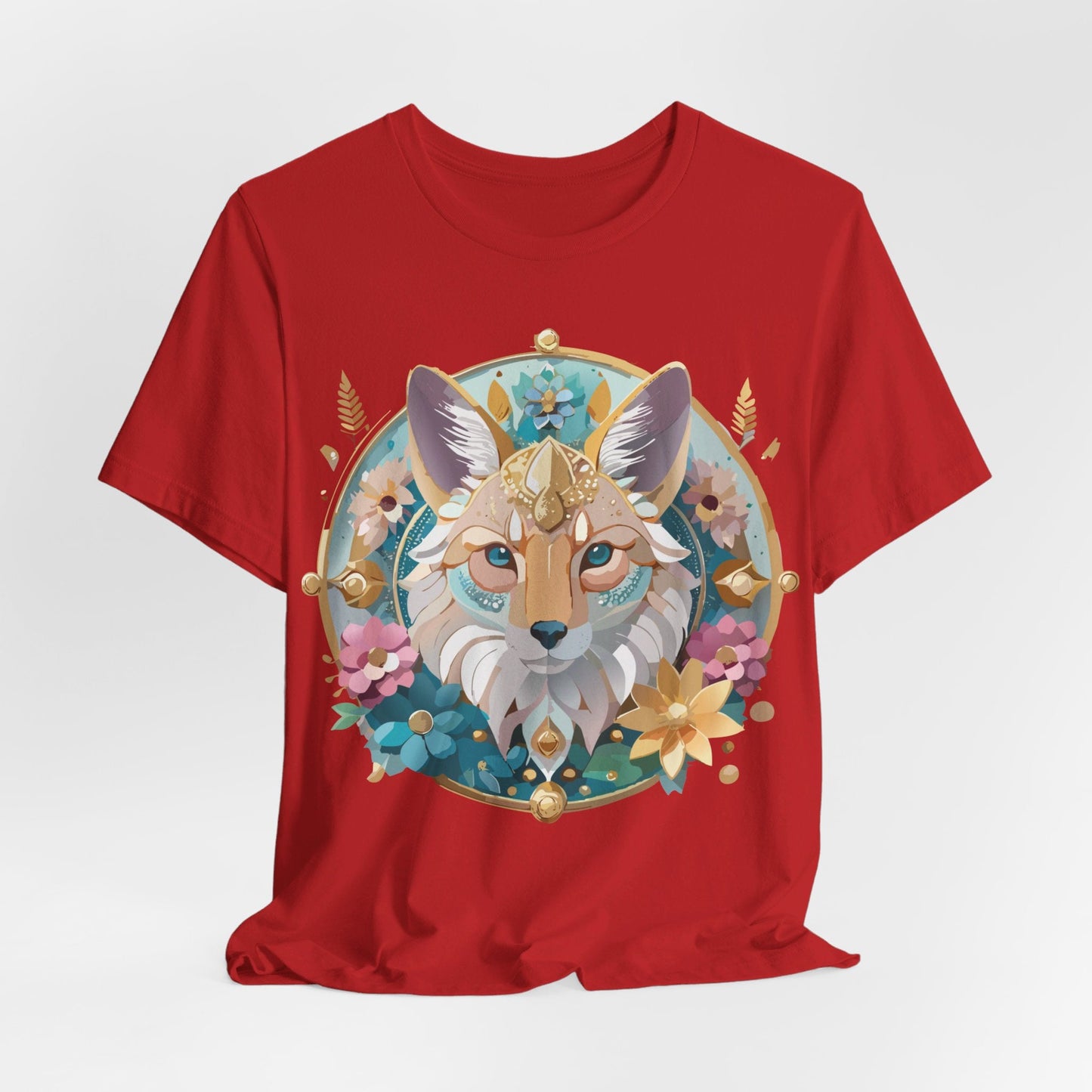 Adelpha Vintage Inspired Graphic Tee Medallion Art Unisex Short Sleeve Shirt Premium