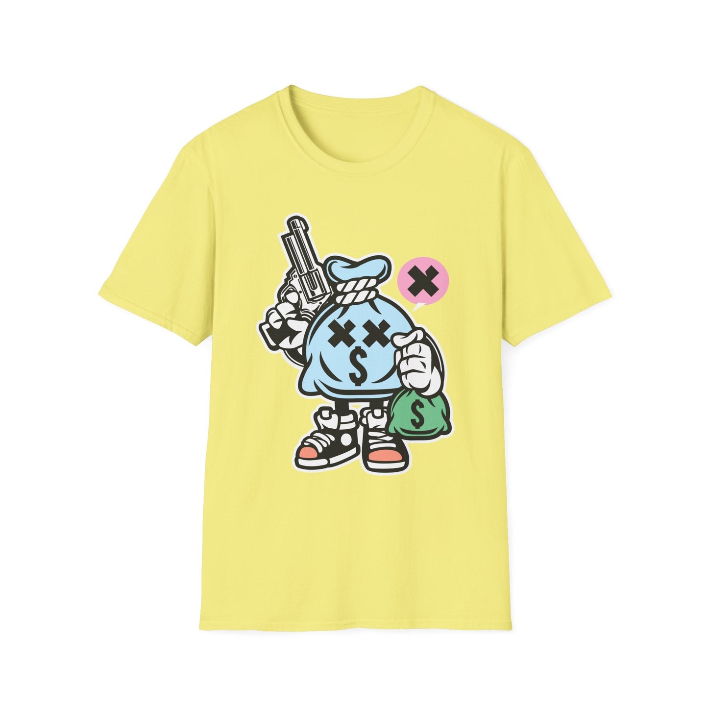 Cartoon T Shirt Animation T Shirt Funny Tee Unisex Gildan Softstyle 64000 100 Percent Cotton