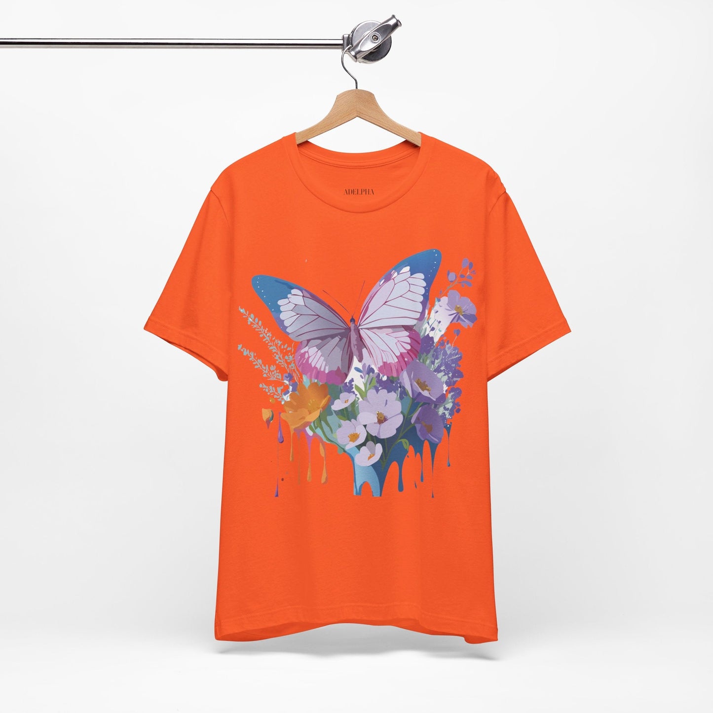 Unisex Butterfly Graphic Tee Adelpha Art Design Vintage Inspired Jersey Tee