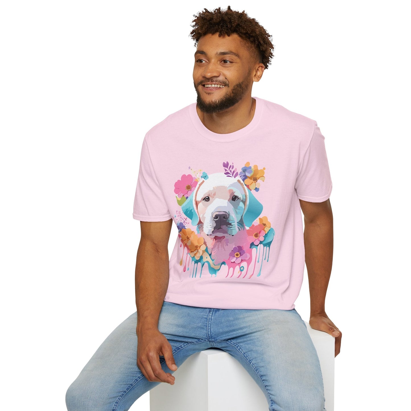 Dog Shirt Unisex Animal Tee Softstyle Gildan 64000 Short Sleeve Tee