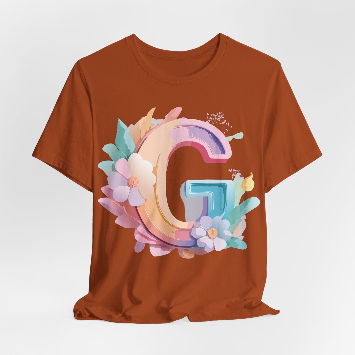 Letter G Shirt Unisex Graphic Tee by Adelpha Vintage Inspired Artwork for Everyday Style