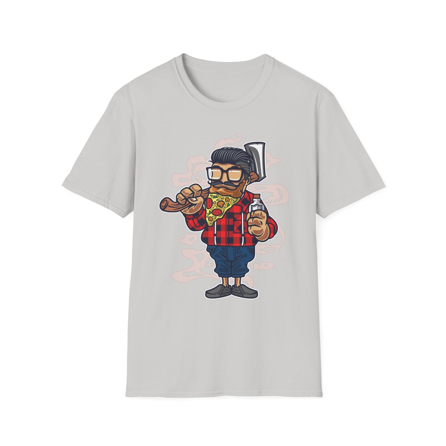 Unisex Cotton T-Shirt with Cartoon Graphic Design