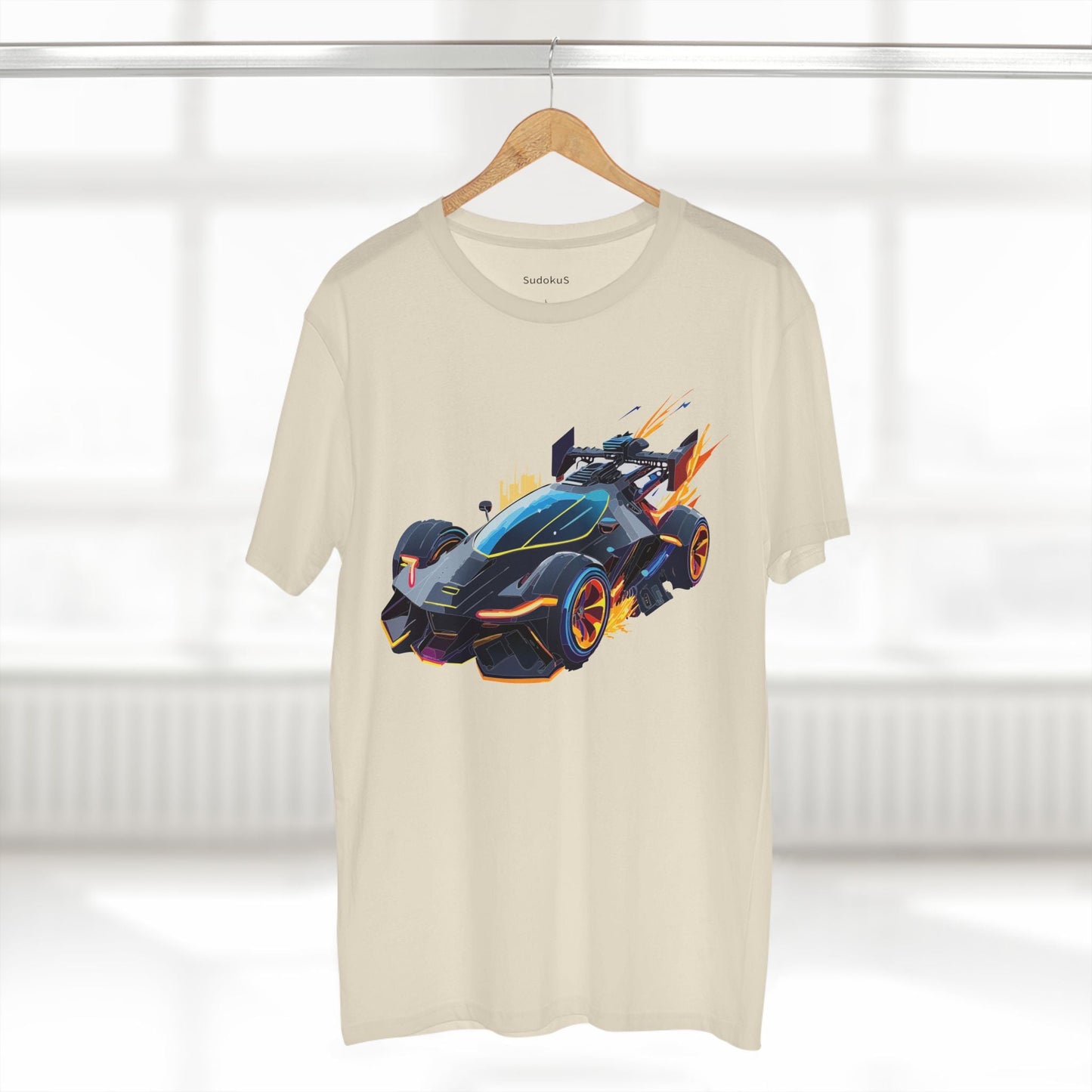 Car Graphic Unisex 100 Cotton Staple Tee 12