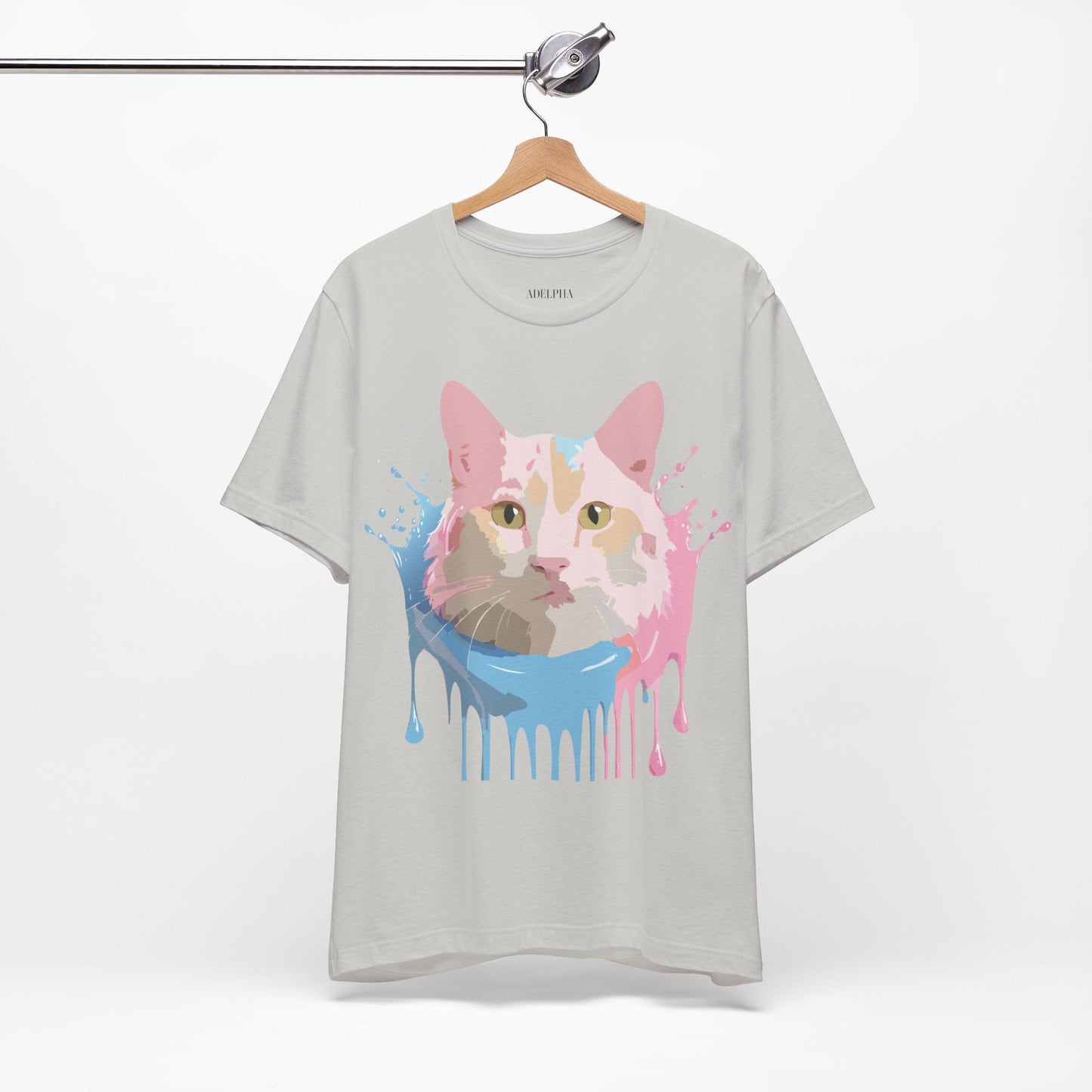 Cat Graphic Tee Unisex Vintage Style Shirt Adelpha Art Design